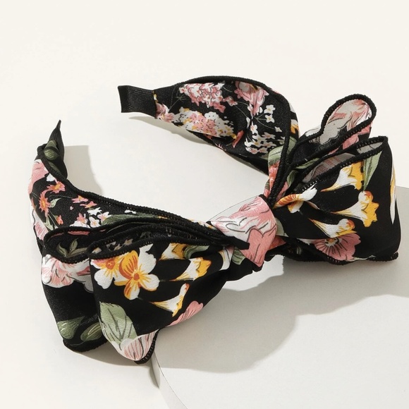 Floral Print Bow Cottagecore Headband main image 9